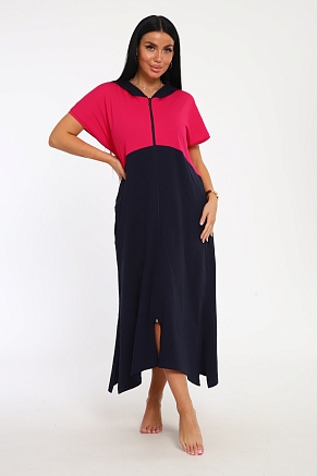 Женский халат 33519 / синий