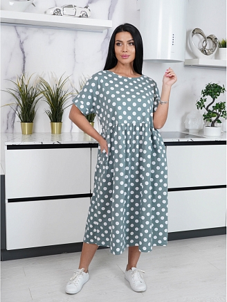 Женское платье Люция / Зеленый