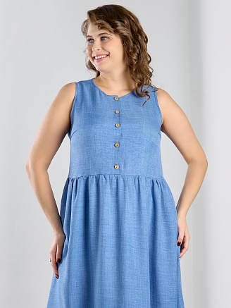 Женское платье "Женский каприз-1" / синий