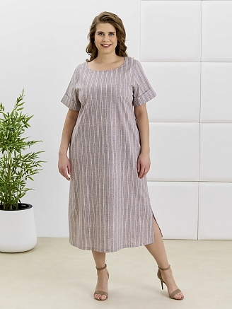 Женское платье Рейчел ПЛ-421 / бежевый