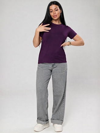 Женская футболка Джовита / баклажан