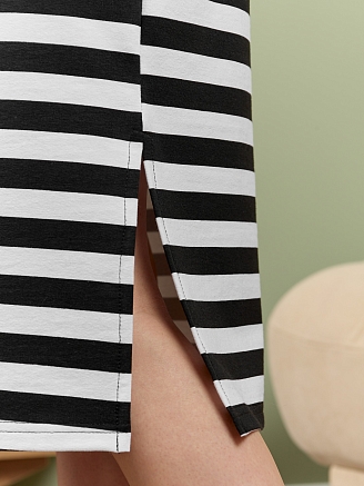 Женская туника Лик / чёрный