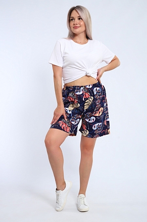 Шорты женские Цветник / Папоротник