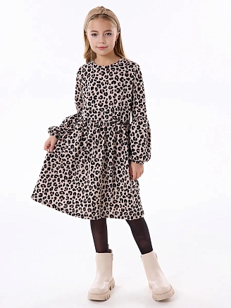 Детское платье "Фея" / Леопард