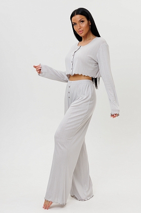 Женская пижама с брюками 2244/2 / Светло-серый