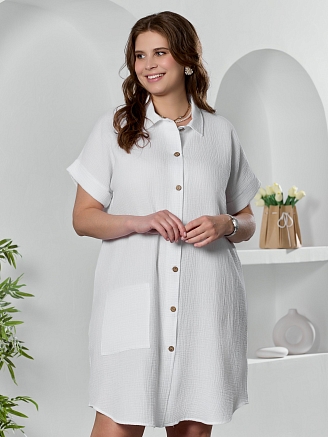 Женское платье Вуаль-5 / белый