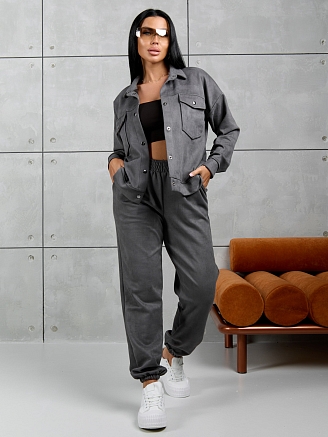 Женский костюм мод.2070/4 / Серый