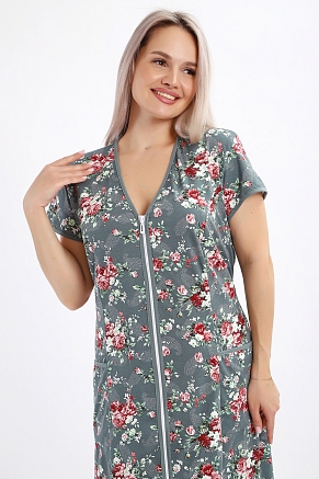 Халат женский 29013 / темно-зеленый