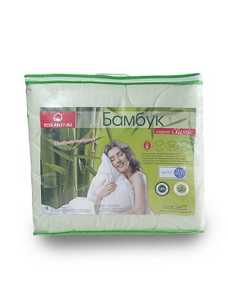 Одеяло бамбуковое волокно (300гр/м) тик