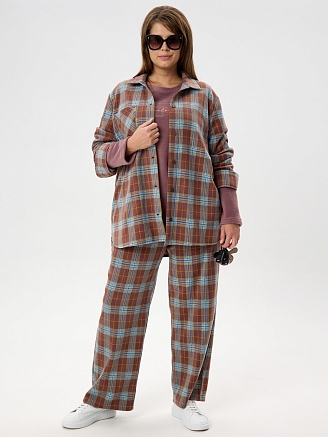 Женская рубашка Мускат-1 Р-015 / коричневый