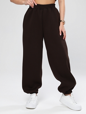 Женские брюки М-075 / коричневый