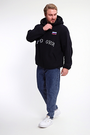 Мужской худи 36990 / черный