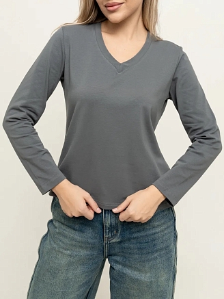 Женская футболка "Милана" / Серый арт. к1284с