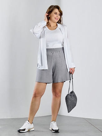 Женские шорты "Женский каприз-4" / серый