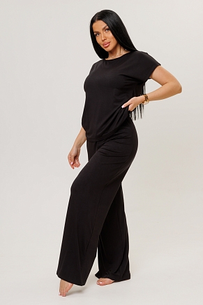 Женский костюм с брюками 2280 / Черный