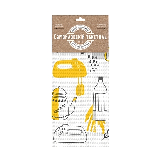 Набор вафельных полотенец "Самойловский Текстиль" Посуда / 2 шт.