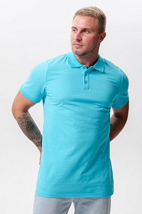 Футболка-поло мужская 14401 / ментол