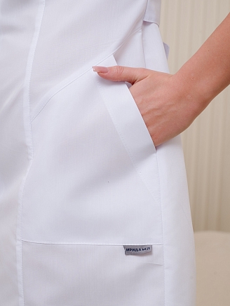 Халат медицинский женский М-06 Тиси / Белый