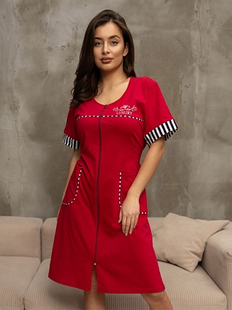 Женский халат мод.2119 / Бордовый