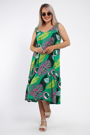 Женский сарафан Саванна 740 / Зеленый