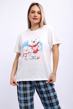 Женский костюм Мишки 667 / Синий