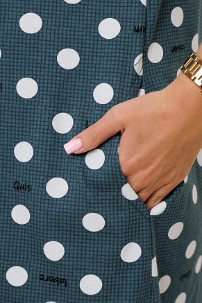 Женский халат 2141/2 / Серо-зеленый