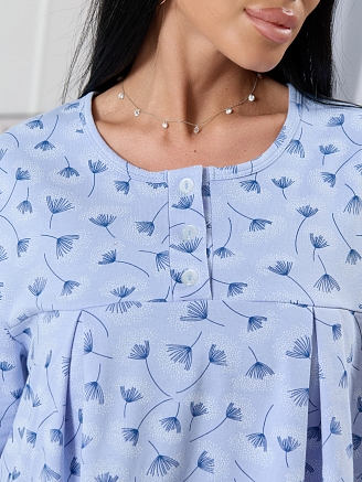 Женская ночная сорочка мод.1782/14 / Сиреневый