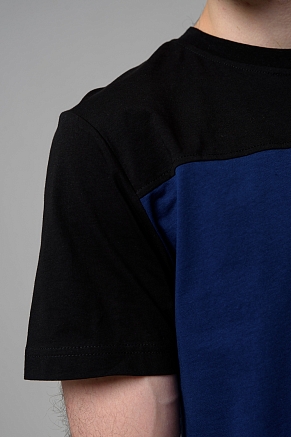 Мужская футболка 14482 / темно-синий+черный