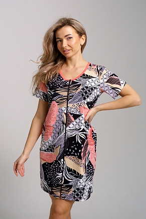 Халат женский 36933 / коралл