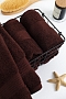 Полотенце махровое г/к Узбекистан 460 гр/м2 / 915-горький шоколад