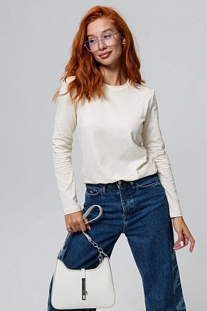 Женский лонгслив 14436/1 / молочный