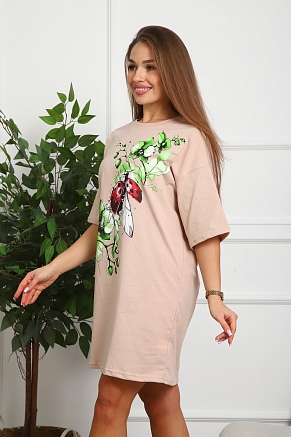 Женская туника 20525 / бежевый