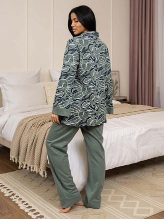 Женская пижама мод.2093 / Зеленый