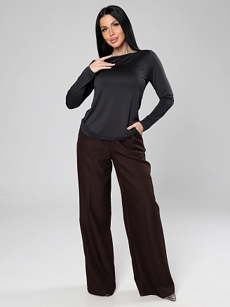 Женский лонгслив Энкар / антрацит