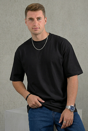 Мужская футболка 14515 / черный