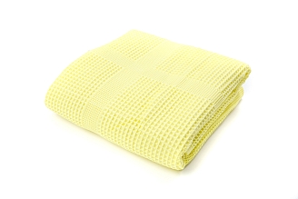 Полотенце вафельное г/к Узбекистан 260 гр/м2 / 1075-лимон