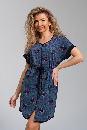 Халат женский 53021 / серый