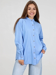 Женская рубашка Юдора Голубая