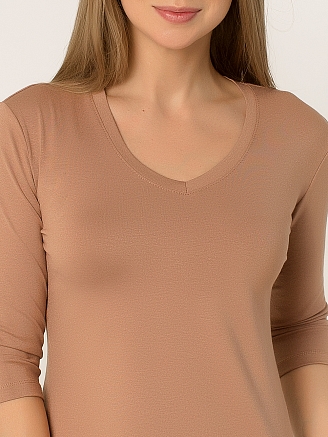 Женская футболка "Милана" / Какао арт. во115к