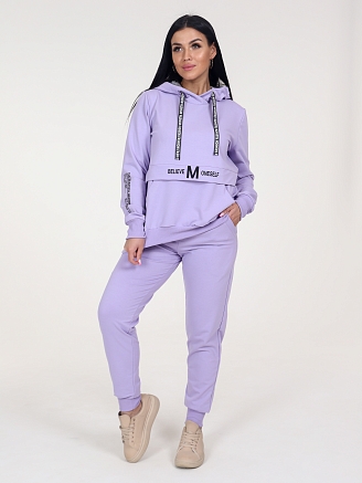 Женский костюм ПРИНТ КФ-489 / Сирень