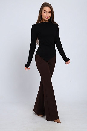 Женский лонгслив 83904 / черный