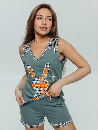 Женская пижама Стеша / Хаки