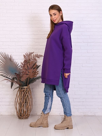 Женское платье-худи Меган / Фиолетовый