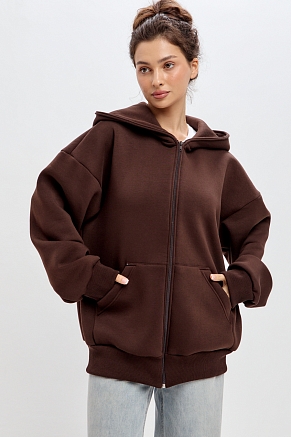 Женская толстовка Сова / Шоколад