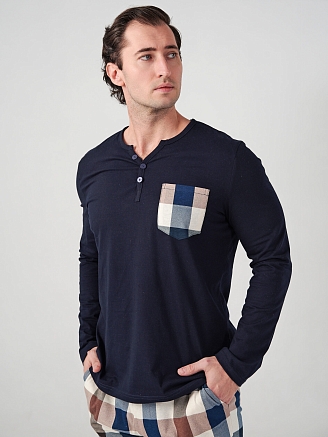 Мужская пижама "Горец" 1097-К / Темно-синий