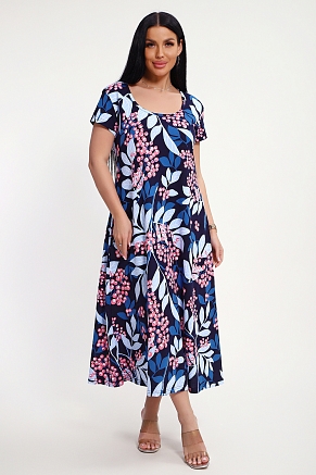 Женское платье 85553 / синий