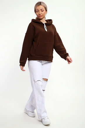 Женская толстовка 18114 / кофе