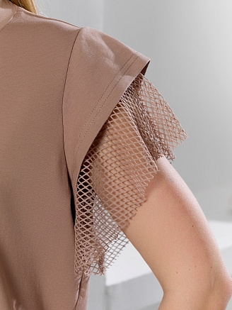 Женская футболка Софт-1 / бежевый