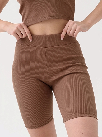 Женские велосипедки "Кашкорсе" 2161-Каш / Коричневый