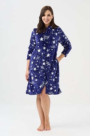 Женский халат 85404 / синий